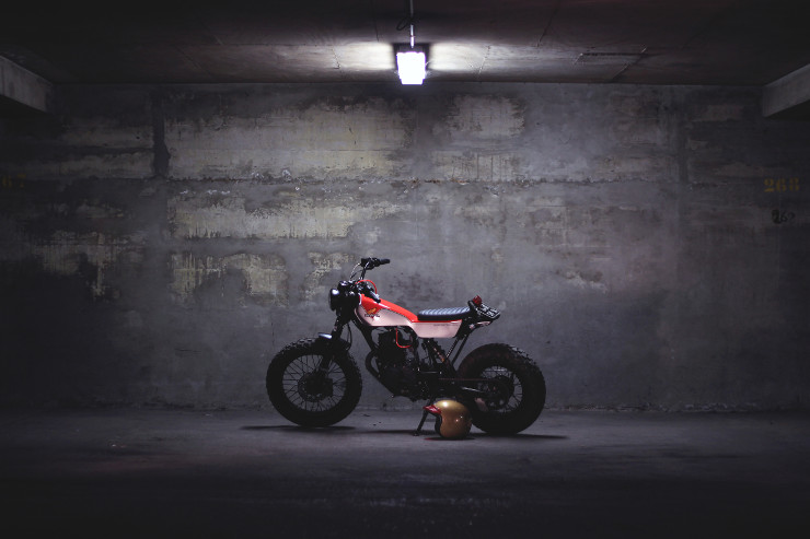 Dauphine Lamarck Honda TLV 125 CustomBike