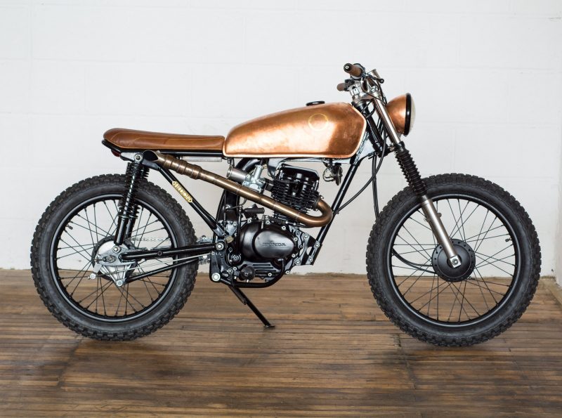 Bronze Foundry Motorcycles Brat style custom